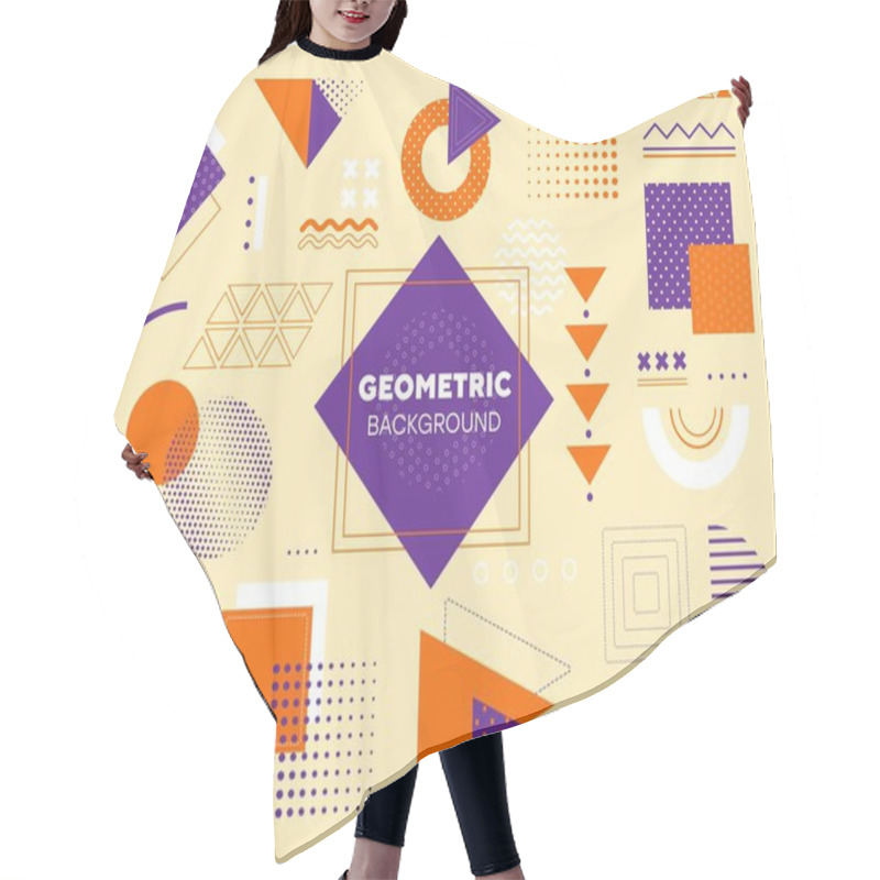 Personality  Modern Geometric Background Hair Cutting Cape