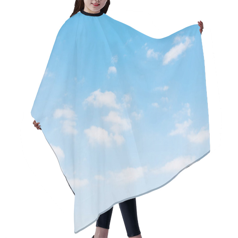 Personality  White Cloud On Blue Sky Hair Cutting Cape