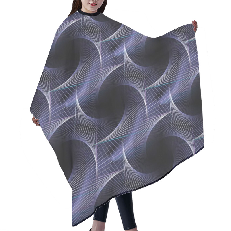 Personality  Intricate Geometric Patterns Hair Cutting Cape