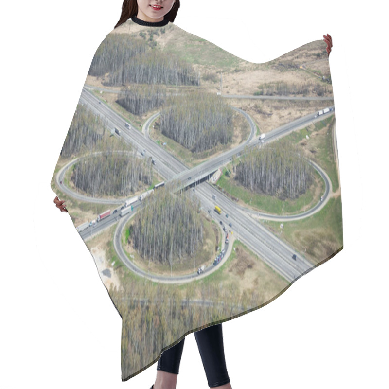 Personality  Transport Intersection Hair Cutting Cape