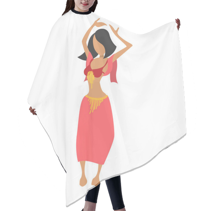 Personality  Cute Cartoon Belly Dancer Hair Cutting Cape