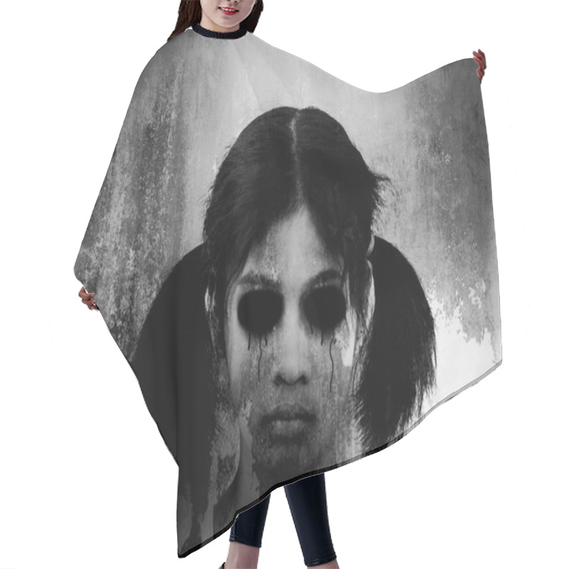 Personality  Ghost Girl,Horror Background For Halloween Concept And Book Cover Ideas Hair Cutting Cape