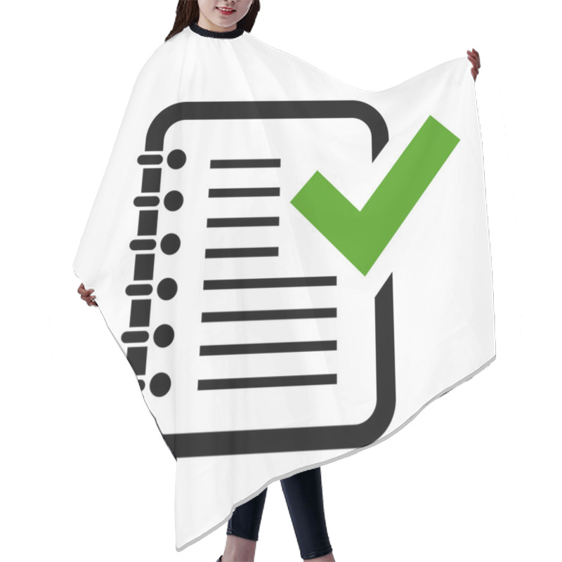 Personality  Document Grammar Control Icon Hair Cutting Cape