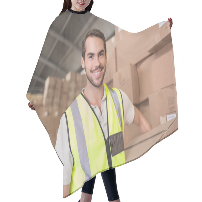 Personality  Worker Carrying Box Hair Cutting Cape