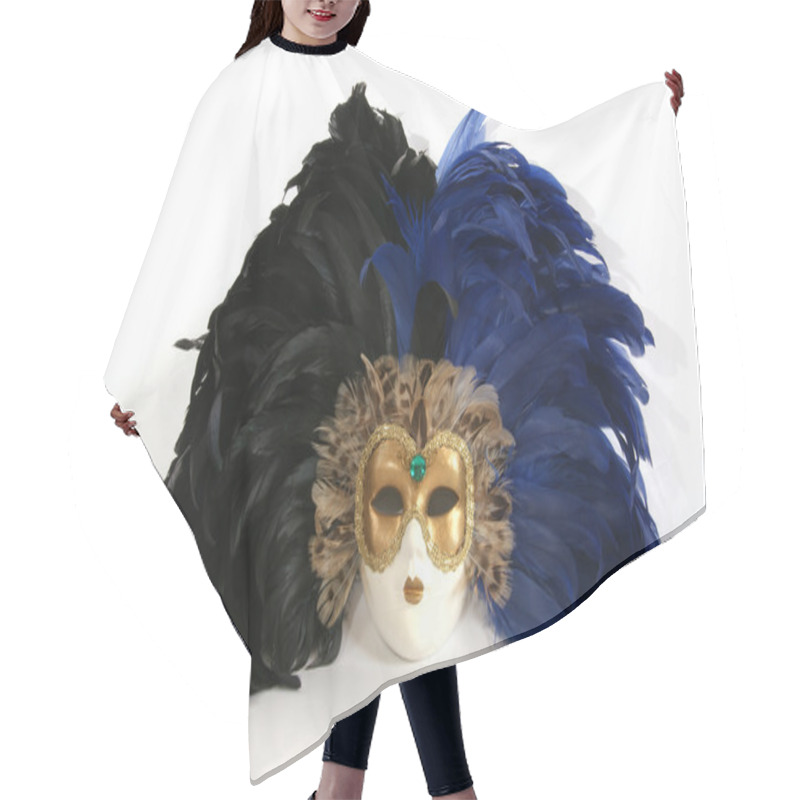 Personality  Traditional Venetian (Italian) Mask Hair Cutting Cape