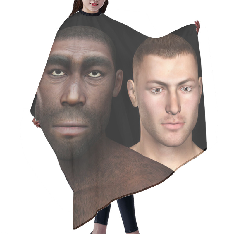 Personality  Homo Erectus Hair Cutting Cape