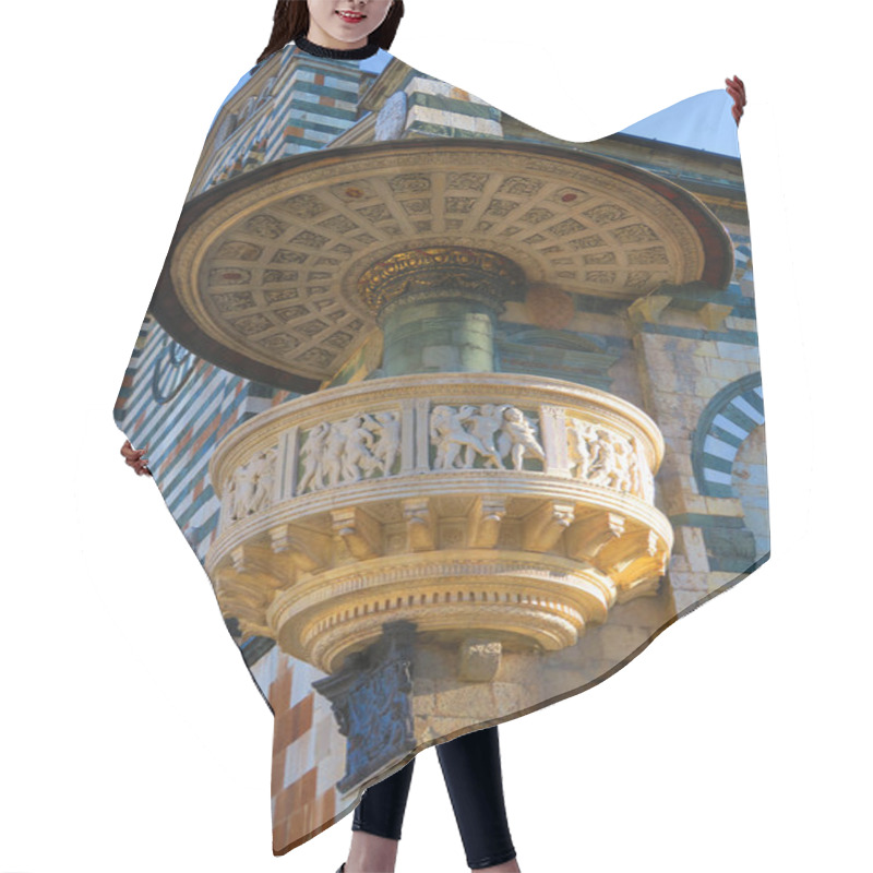 Personality  External Pulpit Of The Cathedral Of Prato,Tuscany,Italy Hair Cutting Cape