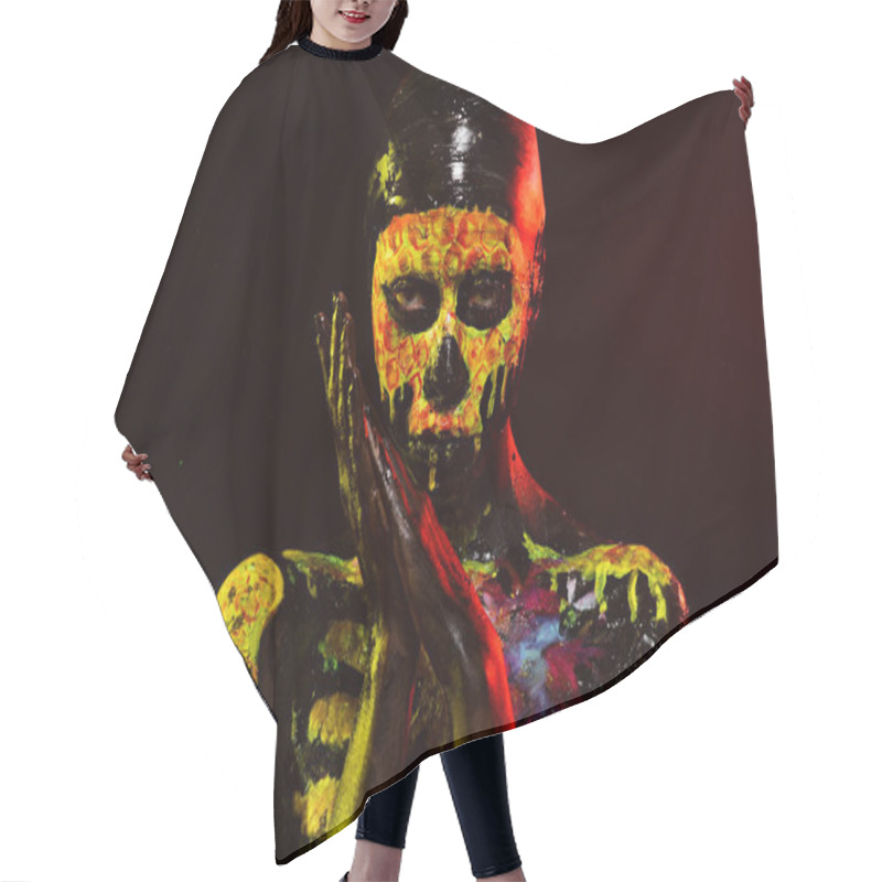 Personality  Halloween Day Of Dead Celebration Hair Cutting Cape