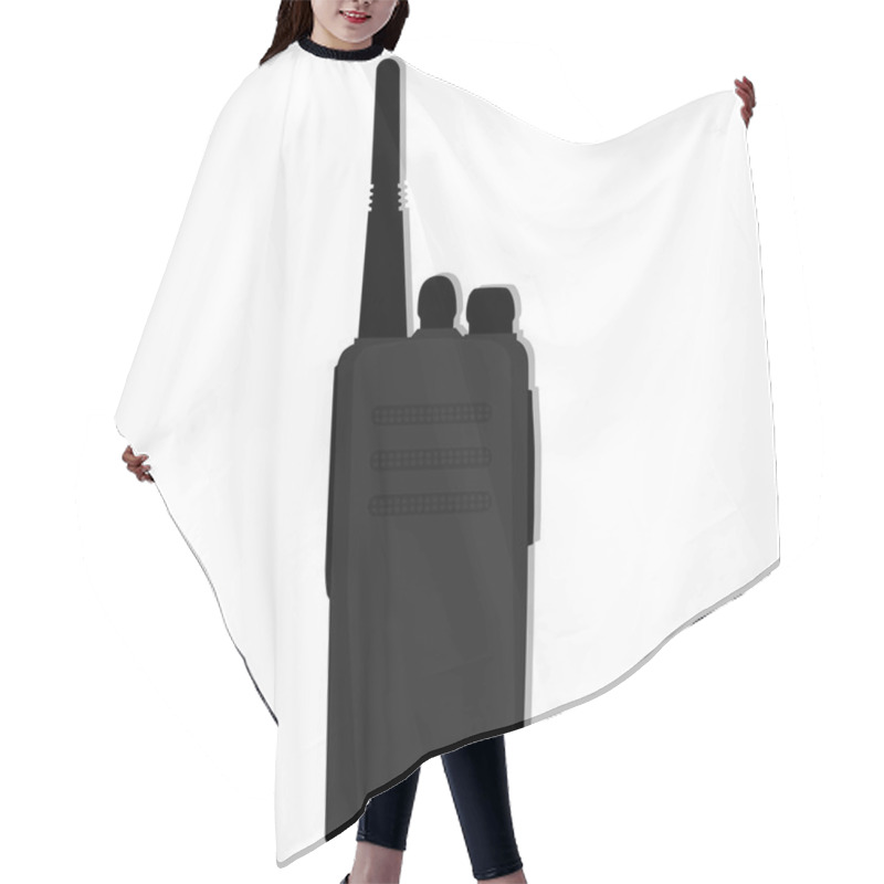 Personality  Walkie Talkie Hair Cutting Cape