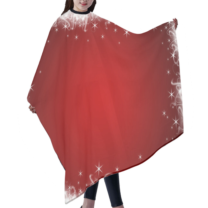 Personality  Christmas Background Hair Cutting Cape