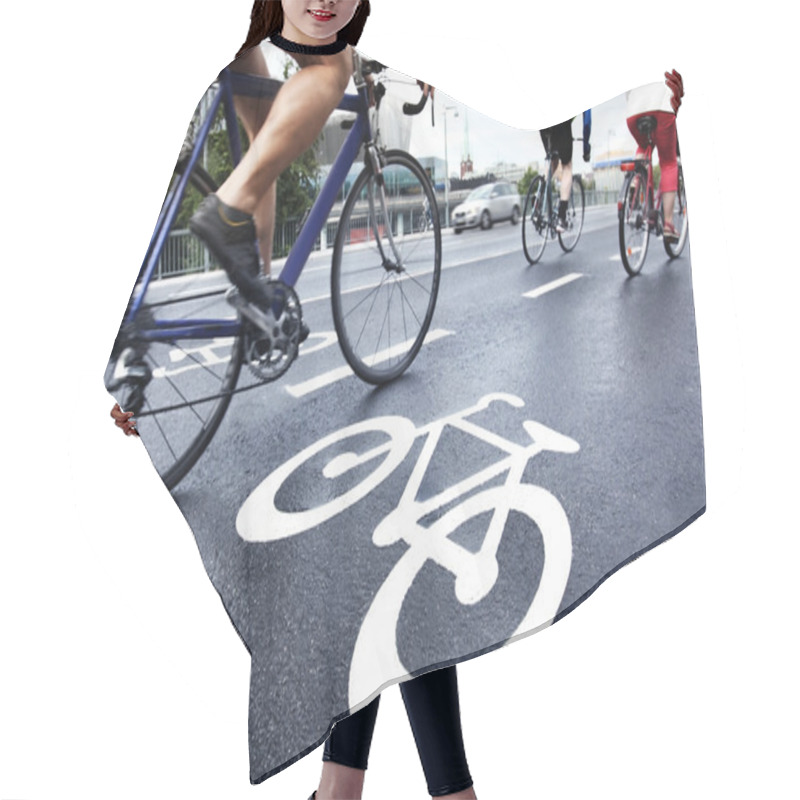 Personality  Bike Lane Hair Cutting Cape