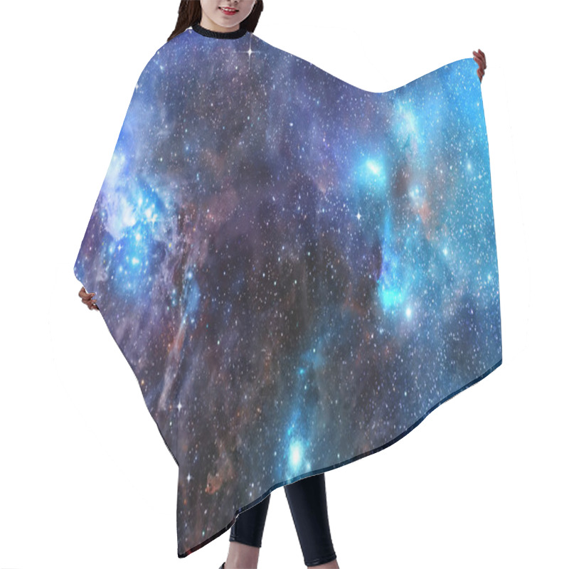 Personality  Starry Background Of Deep Outer Space Hair Cutting Cape