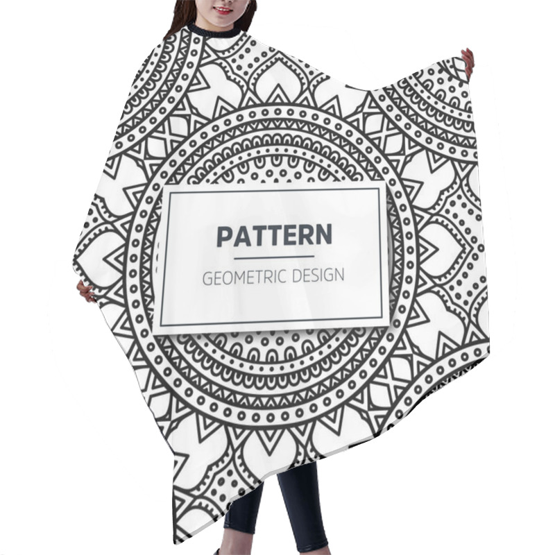 Personality  Seamless Ethnic And Tribal Pattern Hair Cutting Cape