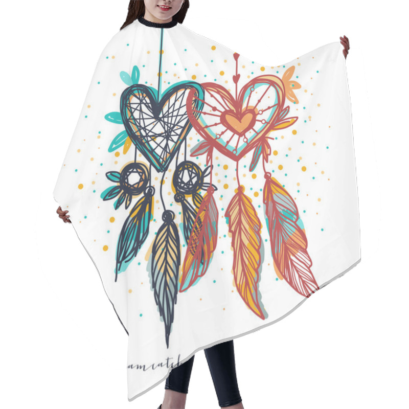 Personality  Dream Catcher With Love  Hair Cutting Cape