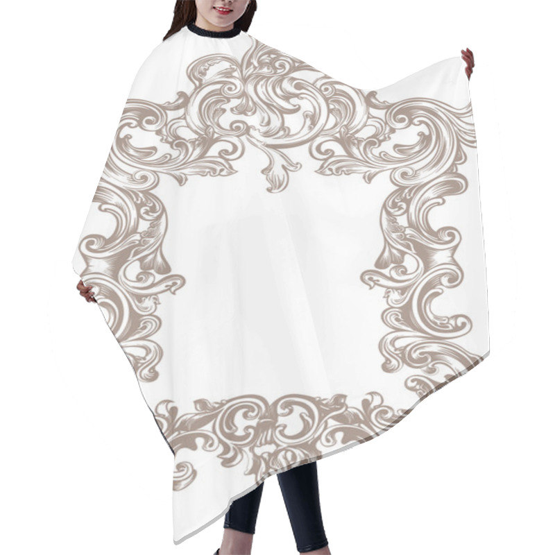 Personality  Frame Baroque Hair Cutting Cape