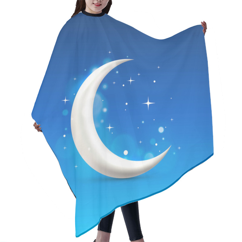 Personality  Moon Sign Icon Hair Cutting Cape