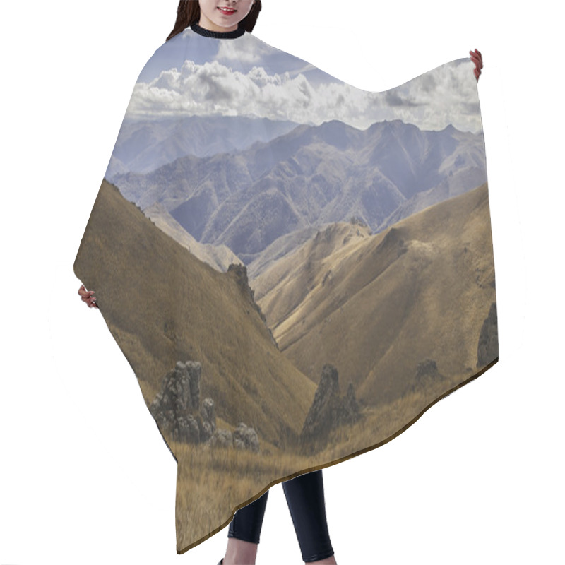 Personality  Mountain Landscape Hair Cutting Cape