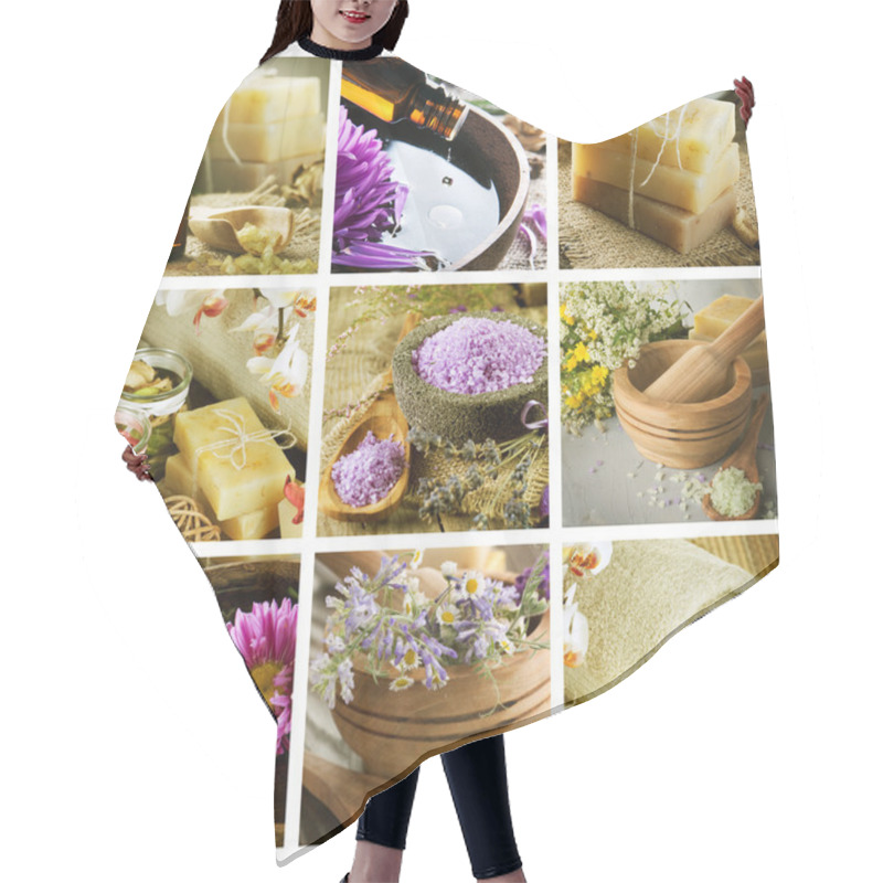 Personality  Spa Collage Hair Cutting Cape