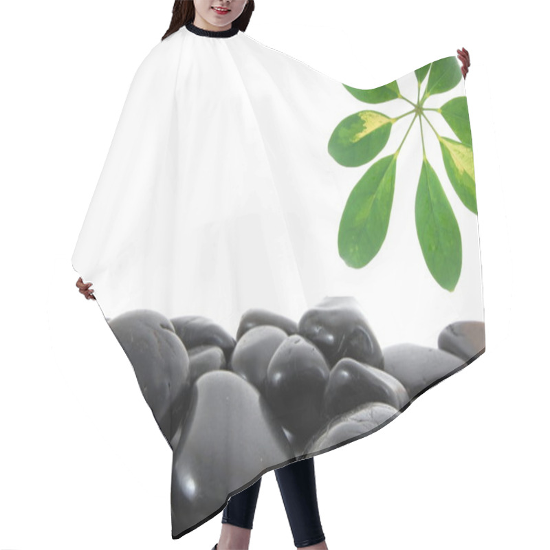 Personality  Stones And Leaf Hair Cutting Cape