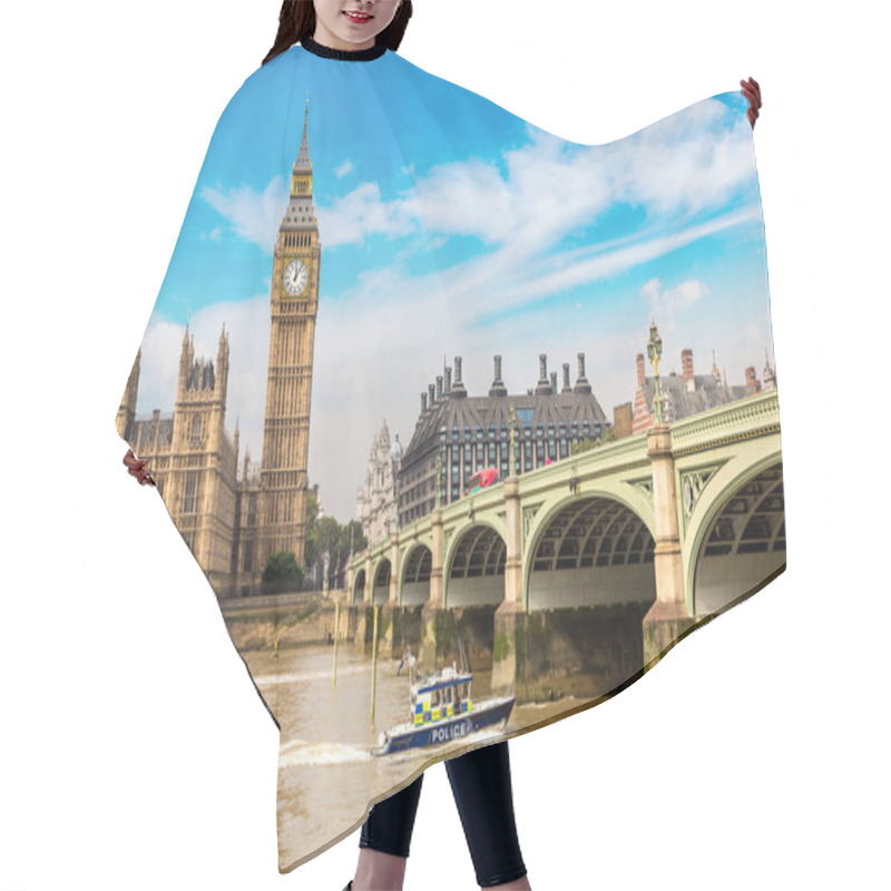 Personality  Big Ben, Parliament, Westminster Bridge Hair Cutting Cape