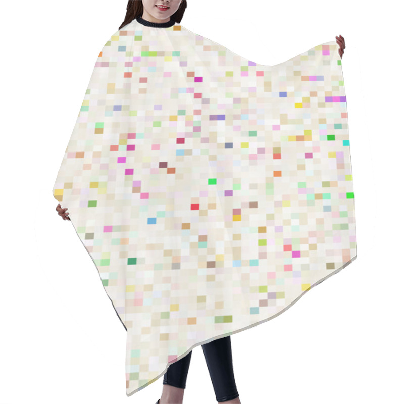 Personality  Little Squares Pattern Hair Cutting Cape