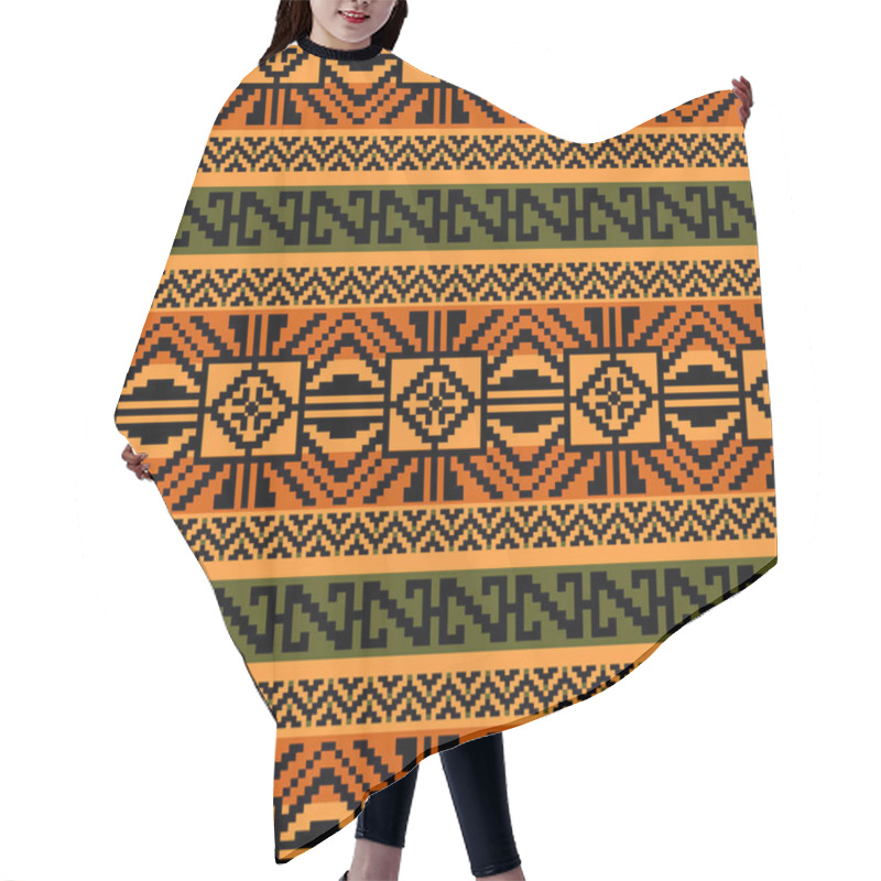 Personality  Abstract Geometric Seamless Pattern Hair Cutting Cape