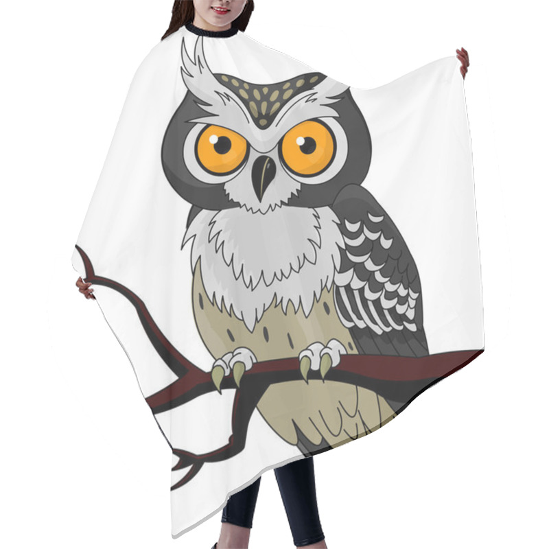 Personality  Night Owl Hair Cutting Cape