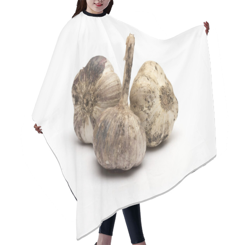 Personality  Garlic On The White Background Hair Cutting Cape