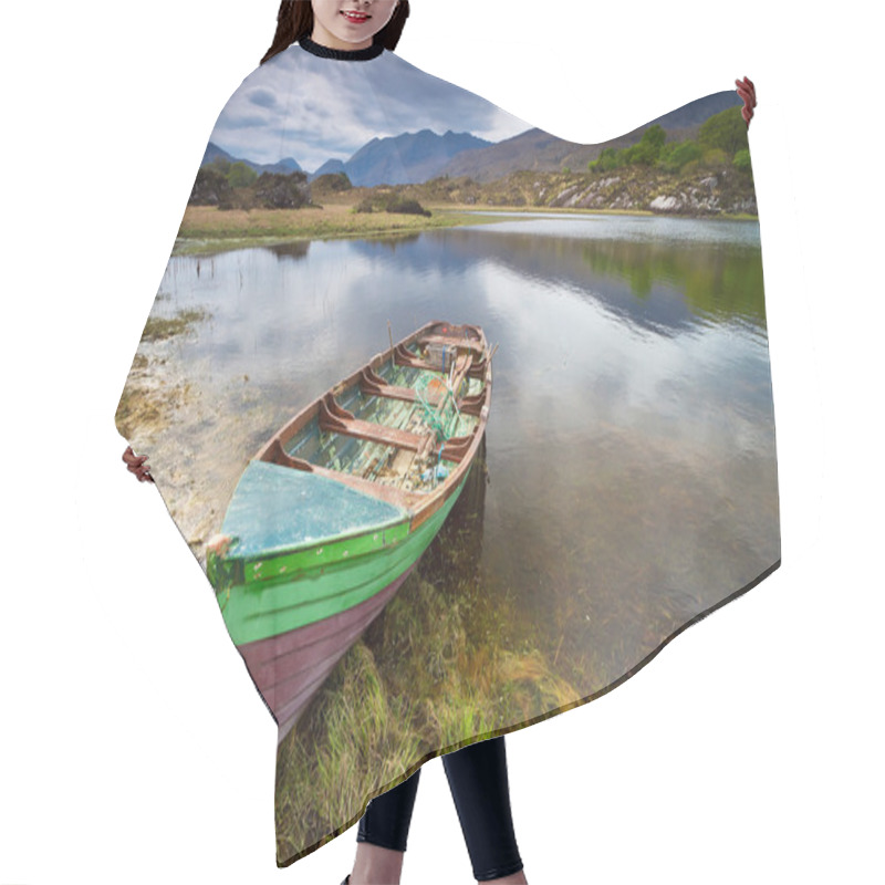 Personality  Boat At The Killarney Lake In Co. Kerry Hair Cutting Cape