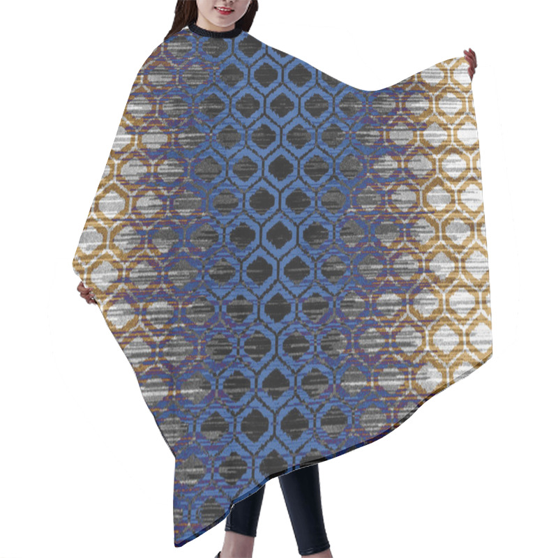 Personality  Geometry Texture Repeat Modern Pattern Hair Cutting Cape