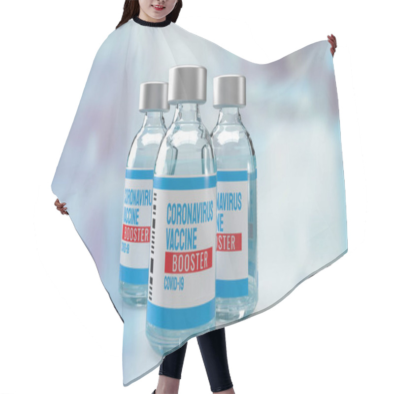 Personality  Vaccine Booster In Lab  For Medical  Or Sci Concept 3d Renderin Hair Cutting Cape