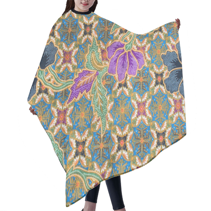 Personality  Beautiful Indonesia Floral Batik Patterns & Motifs Hair Cutting Cape