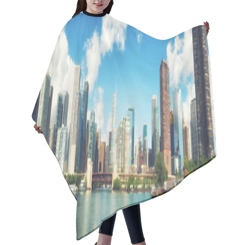 Personality  Chicago On A Perfect Day Hair Cutting Cape