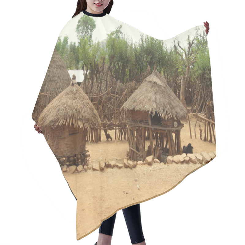 Personality  African Villages Hair Cutting Cape