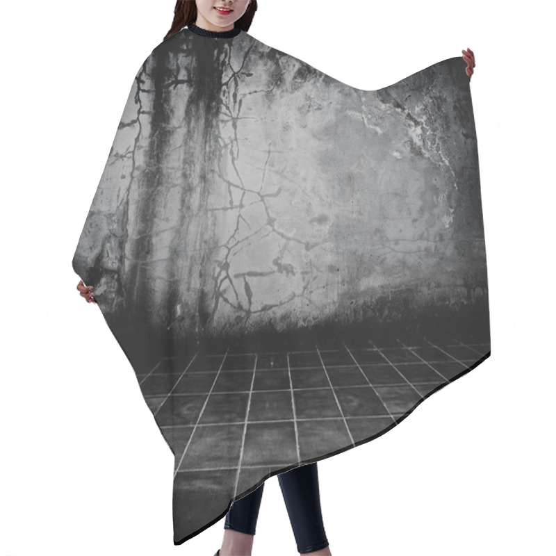 Personality  Dark Grunge Room Hair Cutting Cape