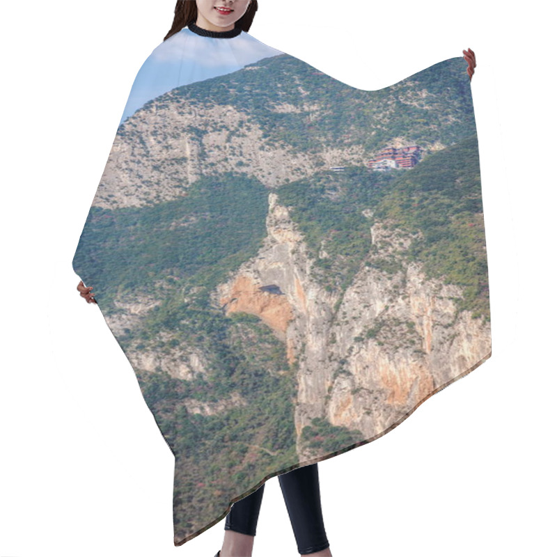 Personality  Yangtze River Three Gorges Wu Gorge Hair Cutting Cape