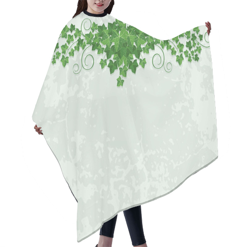 Personality  Wall With Ivy Hair Cutting Cape