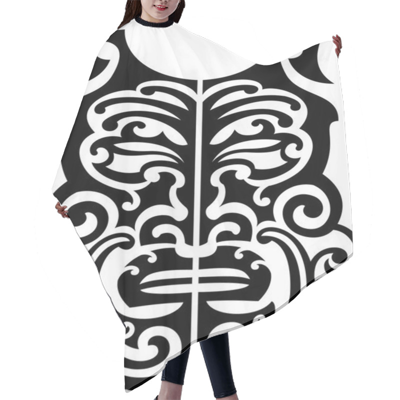 Personality  Mask Hair Cutting Cape