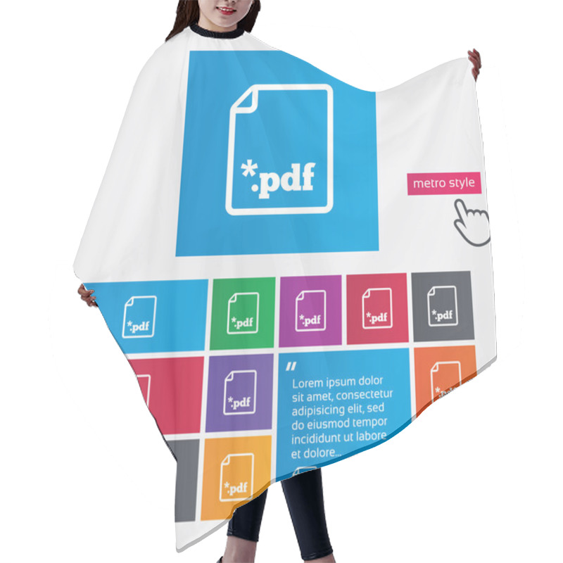 Personality  PDF File Document Icon. Download Pdf Button. Hair Cutting Cape