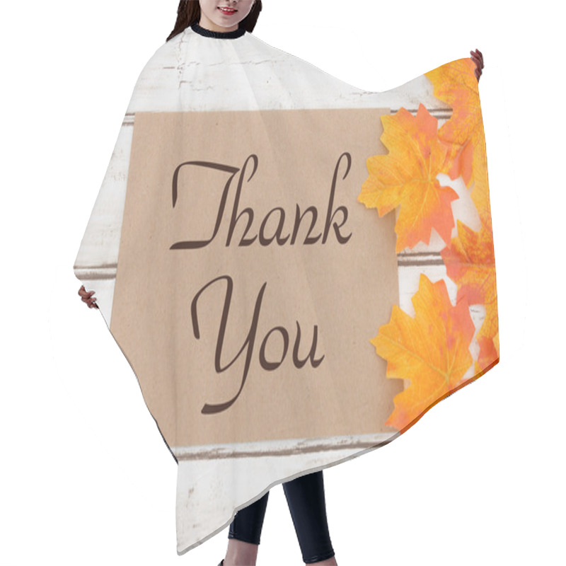 Personality  Thank You Card Hair Cutting Cape