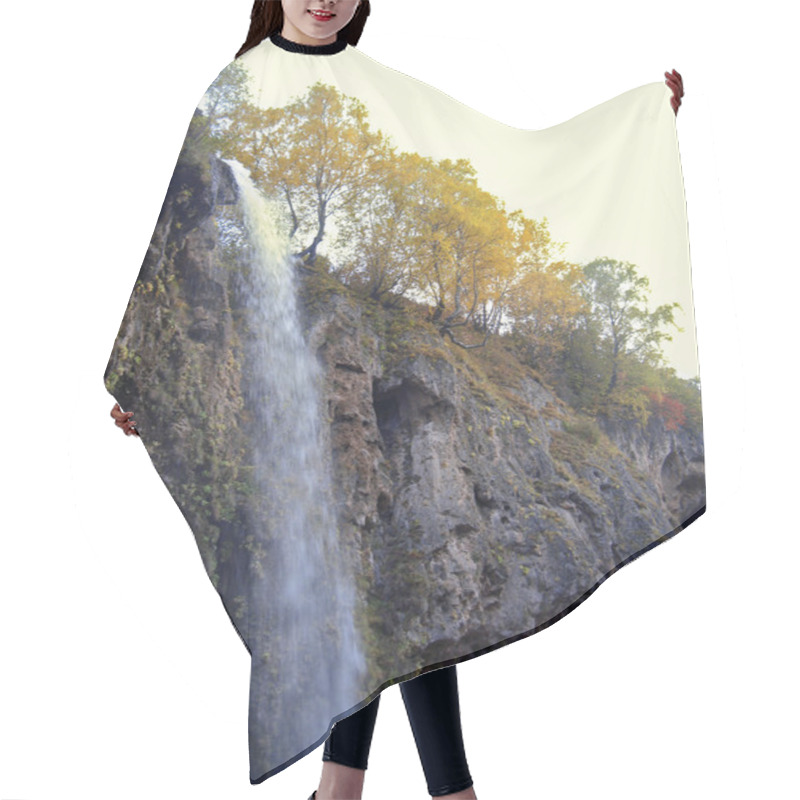 Personality  Honey Waterfalls. North Caucasus Travels. The Autumn Hair Cutting Cape