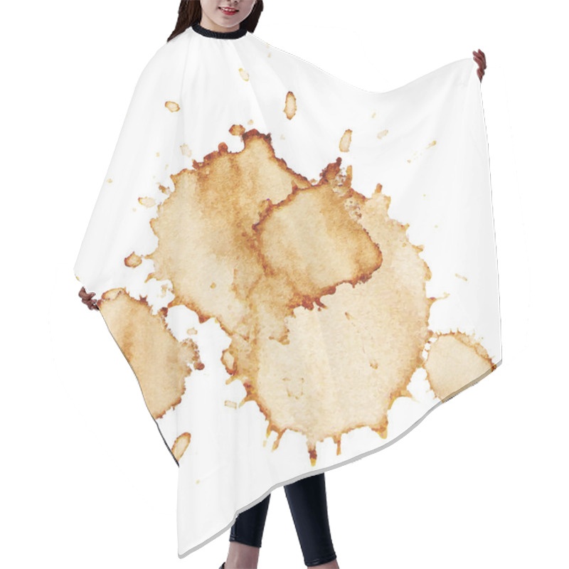 Personality  Vector Coffee Stains Hair Cutting Cape