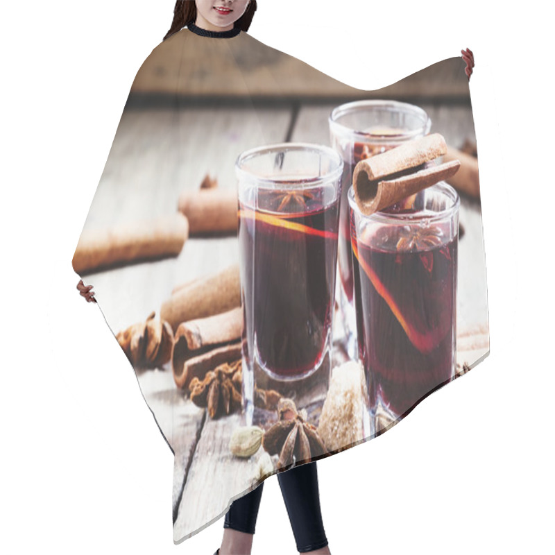 Personality  Winter Hot Mulled Wine  Hair Cutting Cape