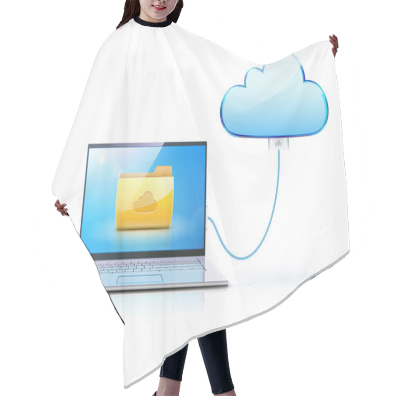 Personality  Cloud Computing Concept Hair Cutting Cape