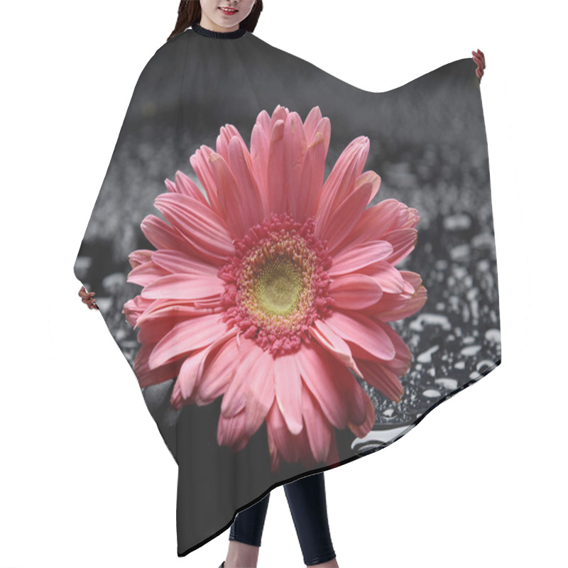 Personality  Flower Hair Cutting Cape