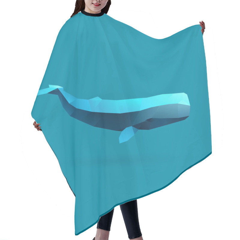 Personality  Sperm Whale Hair Cutting Cape