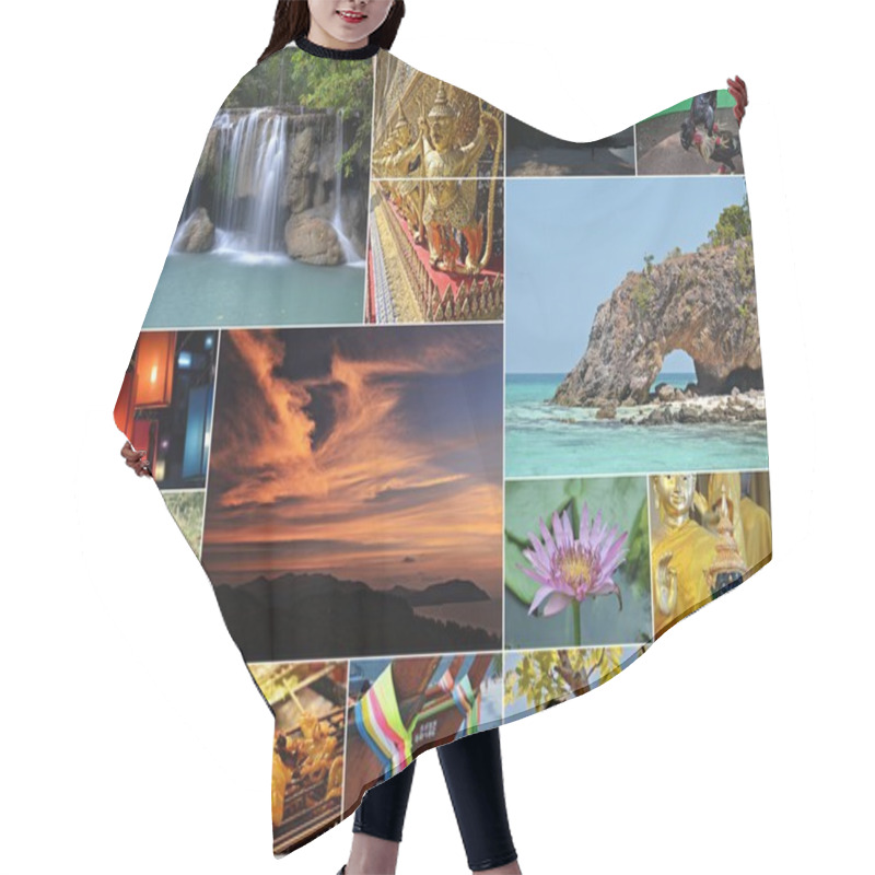 Personality  Thailand Collage Hair Cutting Cape