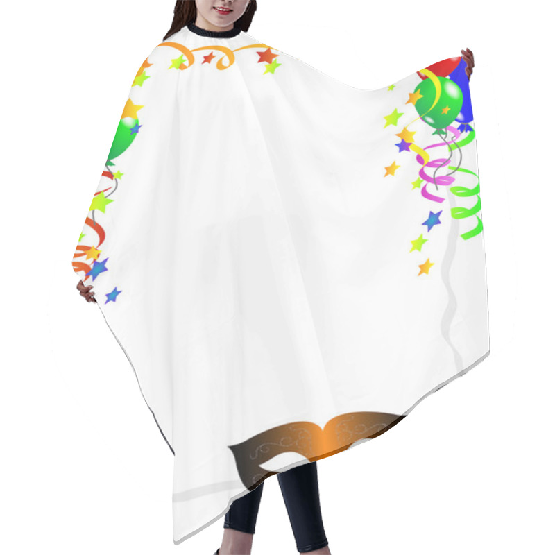 Personality  Carnival Background Hair Cutting Cape