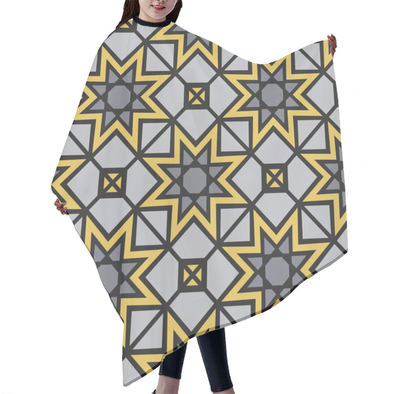 Personality  Vector Geometric Pattern Hair Cutting Cape