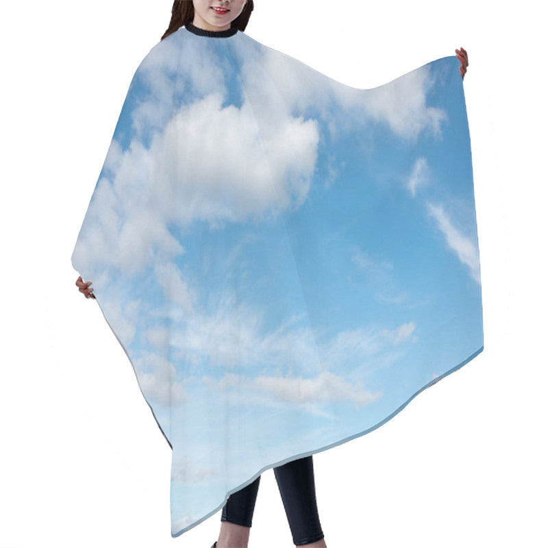 Personality  Clouds Against Sky At Daytime, View From Above Hair Cutting Cape